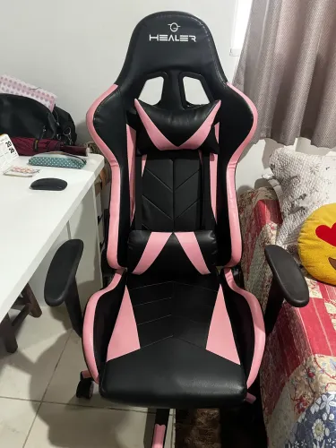 Cadeira gamer rosa