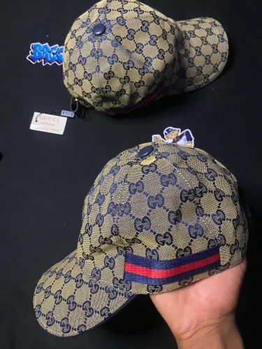 boné gucci cinza importada, na tag