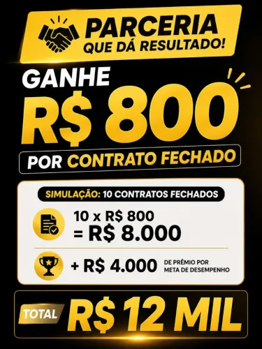 Vaga Representante de Vendas Escritório