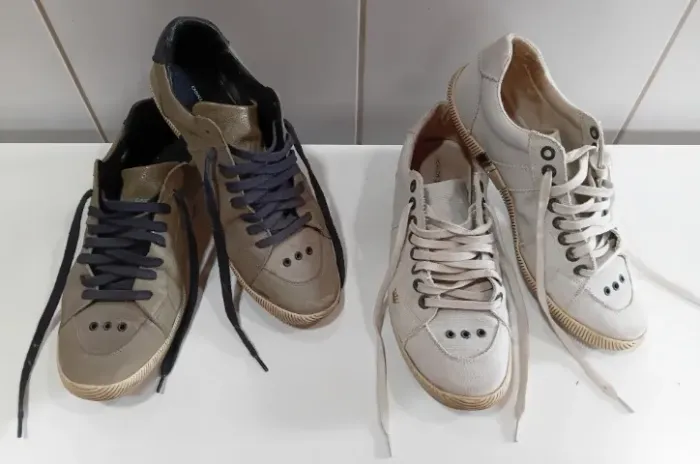 Tênis Osklen - Riva Lona - 02 Pares - Verde / Branco - Número 42