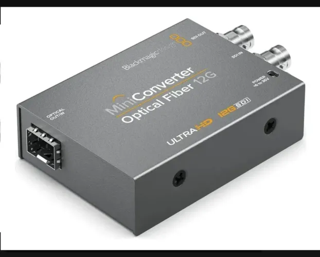 Mini Conversor Fibra Óptica 12g-sdi Blackmagic Bidirecional