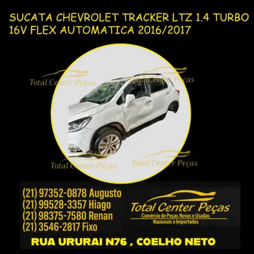 SUCATA CHEVROLET TRACKETR AUTOMATICA 2017