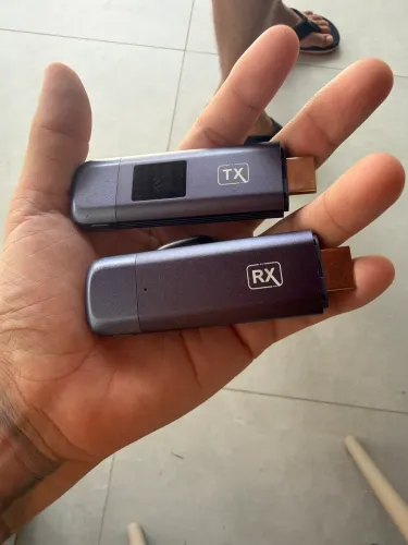 kit transmissor + receptor HDMI sem fio. Wi-Fi