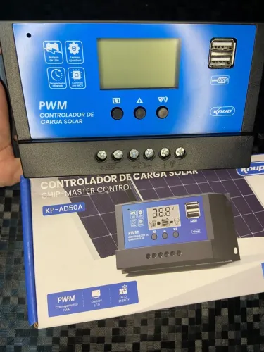 Controlador de Carga Solar Knup KP-AD50A - 50A