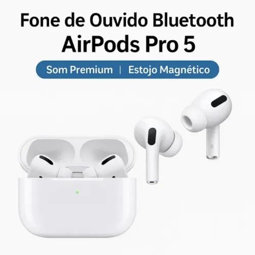 Fone de Ouvido Bluetooth Airpod Pro 5