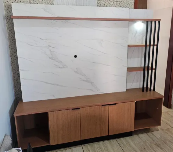 Rack com painel 