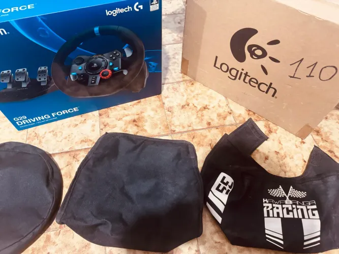 Volante G29 + suporte + kit impermeável