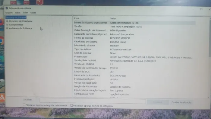 PC em bom estado de uso excelente para trabalhos de média complexidade
