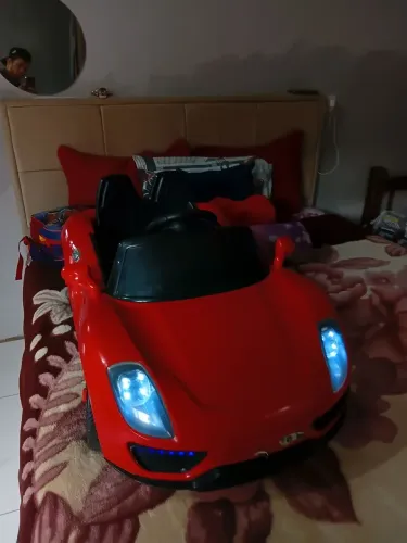 Mini Carro Elétrico Infantil 6V Esportivo C/ Controle + Luz e Som
