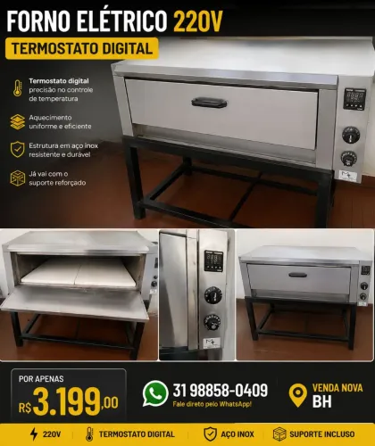 Forno elétrico industrial