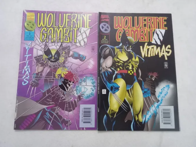 Hq Wolverine e Gambit mini série completa 1997