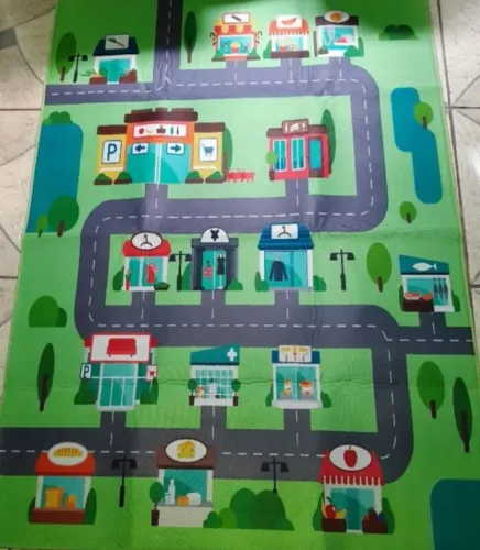 Tapete infantil emborrachado