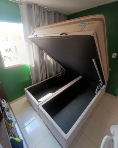 Cama box Queen baú molas ensacadas probel 