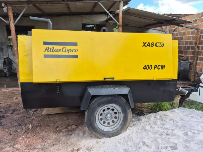 COMPRESSOR PARAFUSO XAS186 ATLAS COPCO