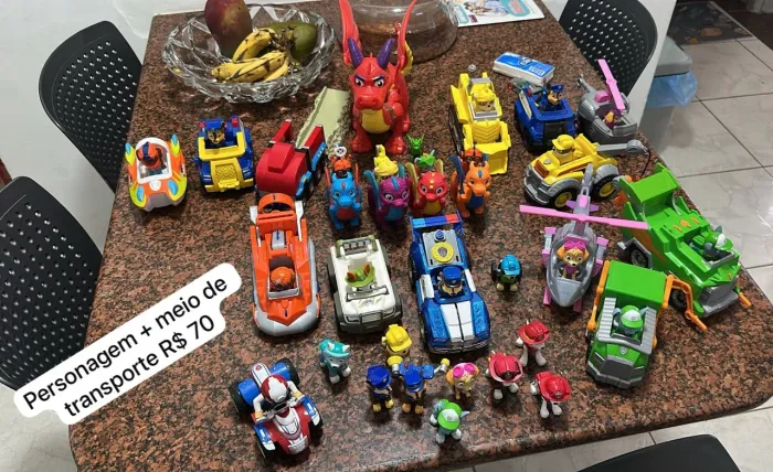 Patrulha Canina bonecos unidade