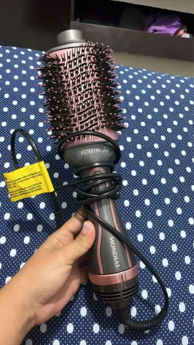 Escova Secadora Mondial Keratin Grey Rose