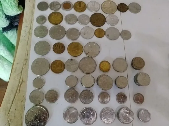 Moedas antigas BRASIL