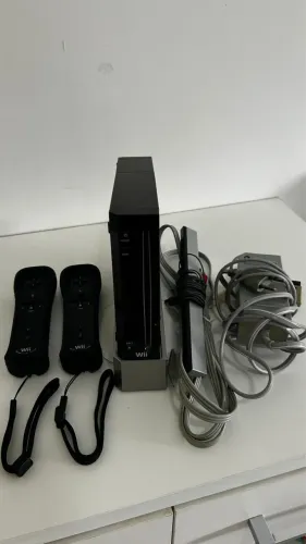 wii preto completo 