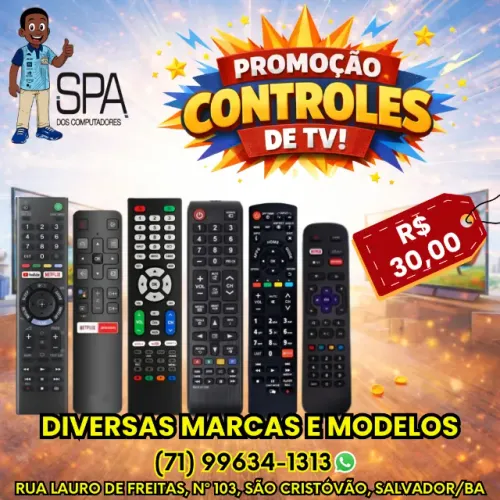Controles de Tv