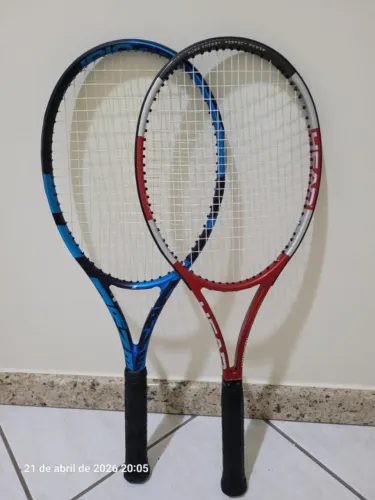 Par de raquetes de tênis: Babolat Pure Drive + Liquidmetal Prestige