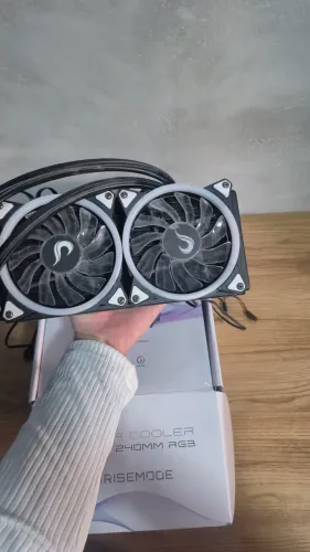 Water Cooler Rise Mode 240mm RGB ? Novo, nunca usado