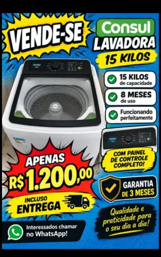 Maquina de lavar estado de Nova
