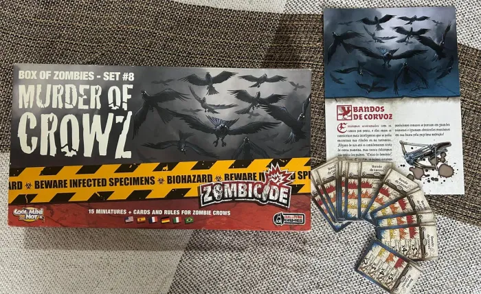 Zombicide Morder of Crowz em português+ cartas e manual em português medieval