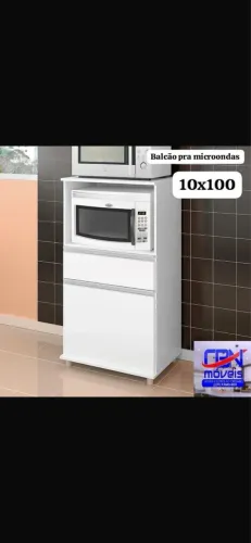 Balcão para microondas no crediário