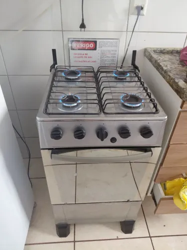 Fogao inox 4 bocas