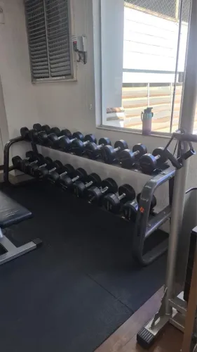 Kit 10 pares de Dumbells emborrachados 12 a 30kg