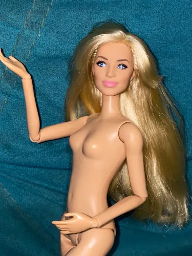Barbie o filme Margot Robbie boca fechada collector nua