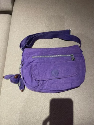 Bolsa Kipling roxa original