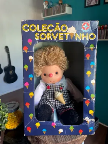 Antigo Boneco Sorvetinho Creminho Da Estrela Anos 80 Coleção (Usado)