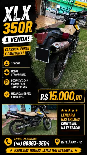 ? XLX 350R À VENDA ?