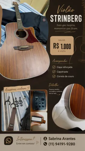 Vendo Violão e Ukulele