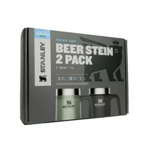 KIT COM 2 CANECAS TÉRMICAS DE CERVEJA - STANLEY original