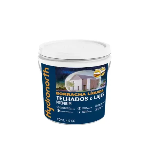 Impermeabilizante Telhados e Lajes Branco Hydronorth 4,5kg