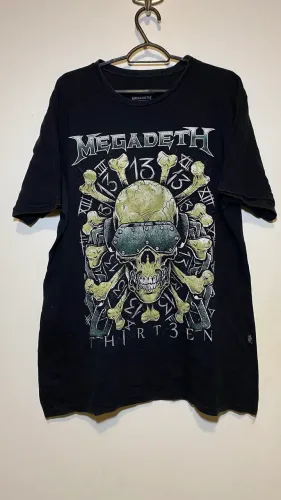 Camiseta megadeth preta