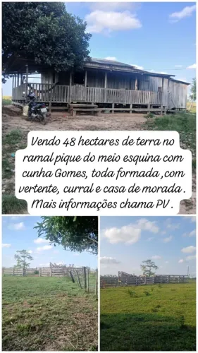 Vendo 48 hectares de Terra em Porto Acre