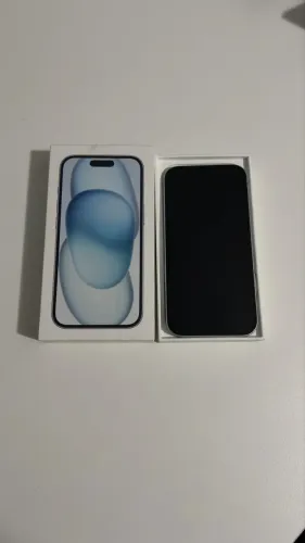 iPhone 15 com caixa e cabo original