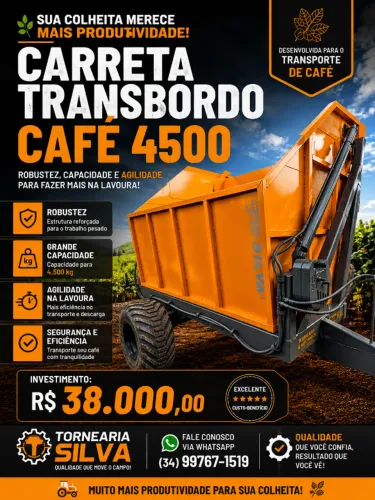 CARRETA TRANSBORDO CAFEEIRO 