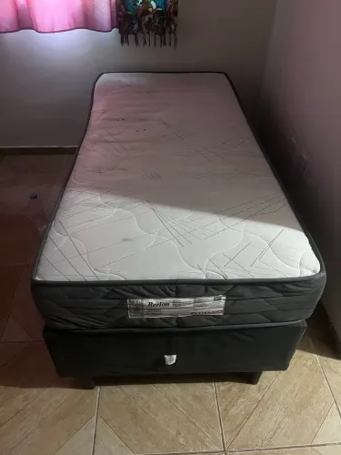 Cama box solteiro+colchão berlim
