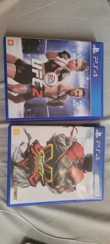 Ps4 jogos ufc 2 e street fighter