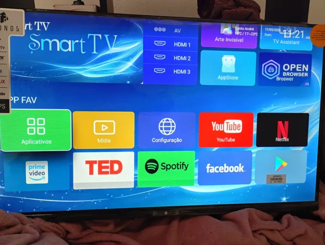 Smart tv tronos Android 32 polegadas nova 