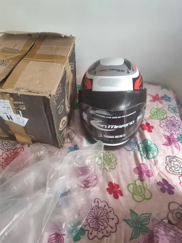 Capacete San Marino (Novo/Sem Uso)
