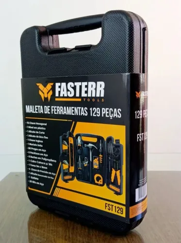 Kit Jogo de Ferramentas FASTER 129 PEÇAS!! LACRADO!! PROMOÇÃO!!