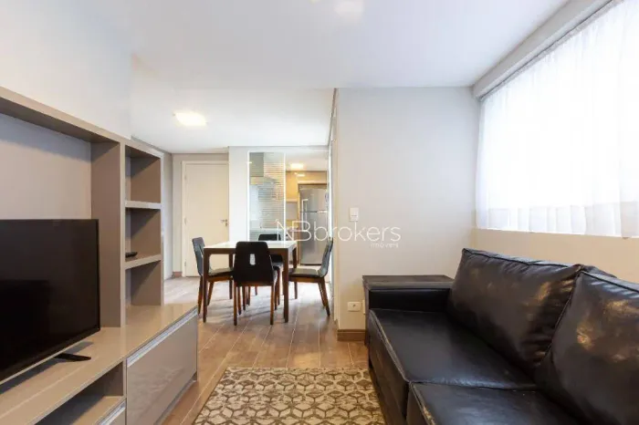 2 QUARTOS MOBILIADO EM EDIFÍCIO EXCLUSIVO E MODERNO!