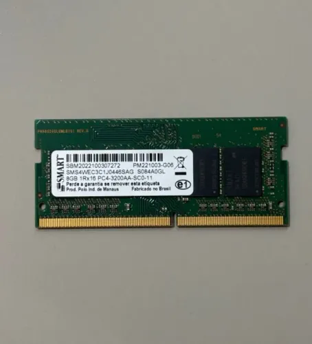 Memória de notebook dd4 8GB 3200AA
