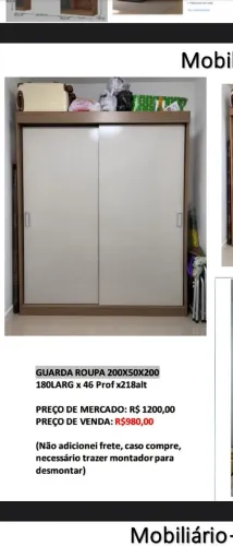Guarda roupa solteiro 