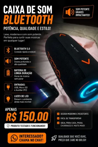 Caixinha de som